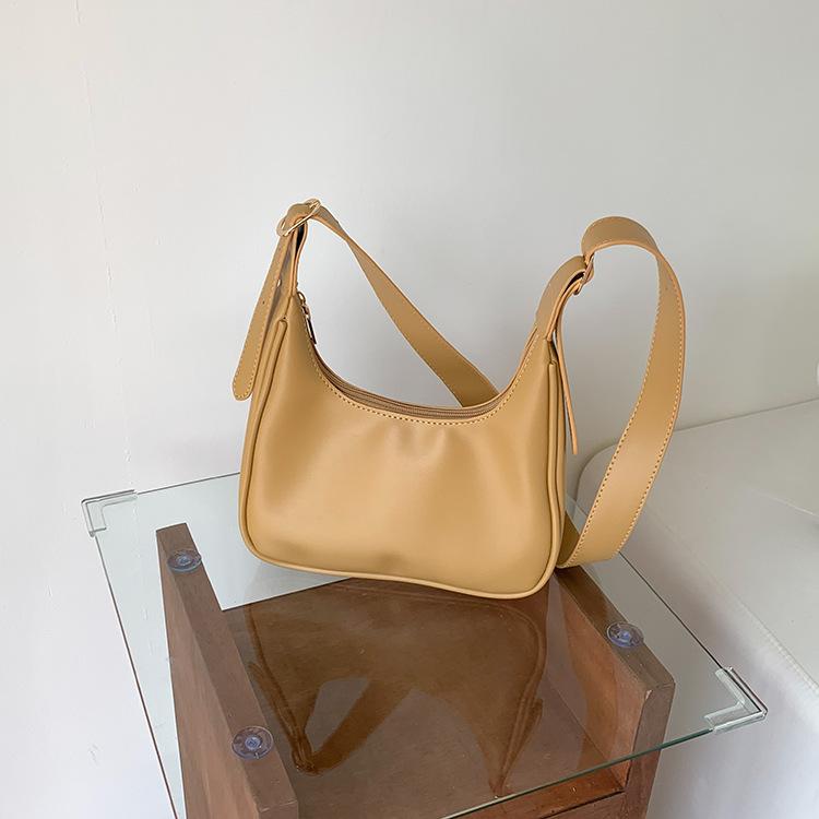 Сумки Женские модные сумки-мессенджеры Женские сумки Высококачественные сумки-мессенджеры с широкими плечевыми ремнями Женские сумки-полумесяцы жёлтый