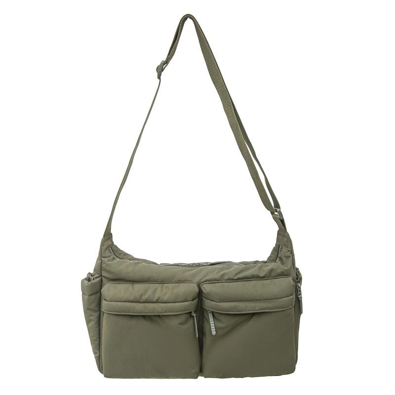 Домашние повседневные наплечные сумки Мужские и женские водонепроницаемые многофункциональные сумки-мессенджеры Легкие сумки-мессенджеры для поездок зелёный