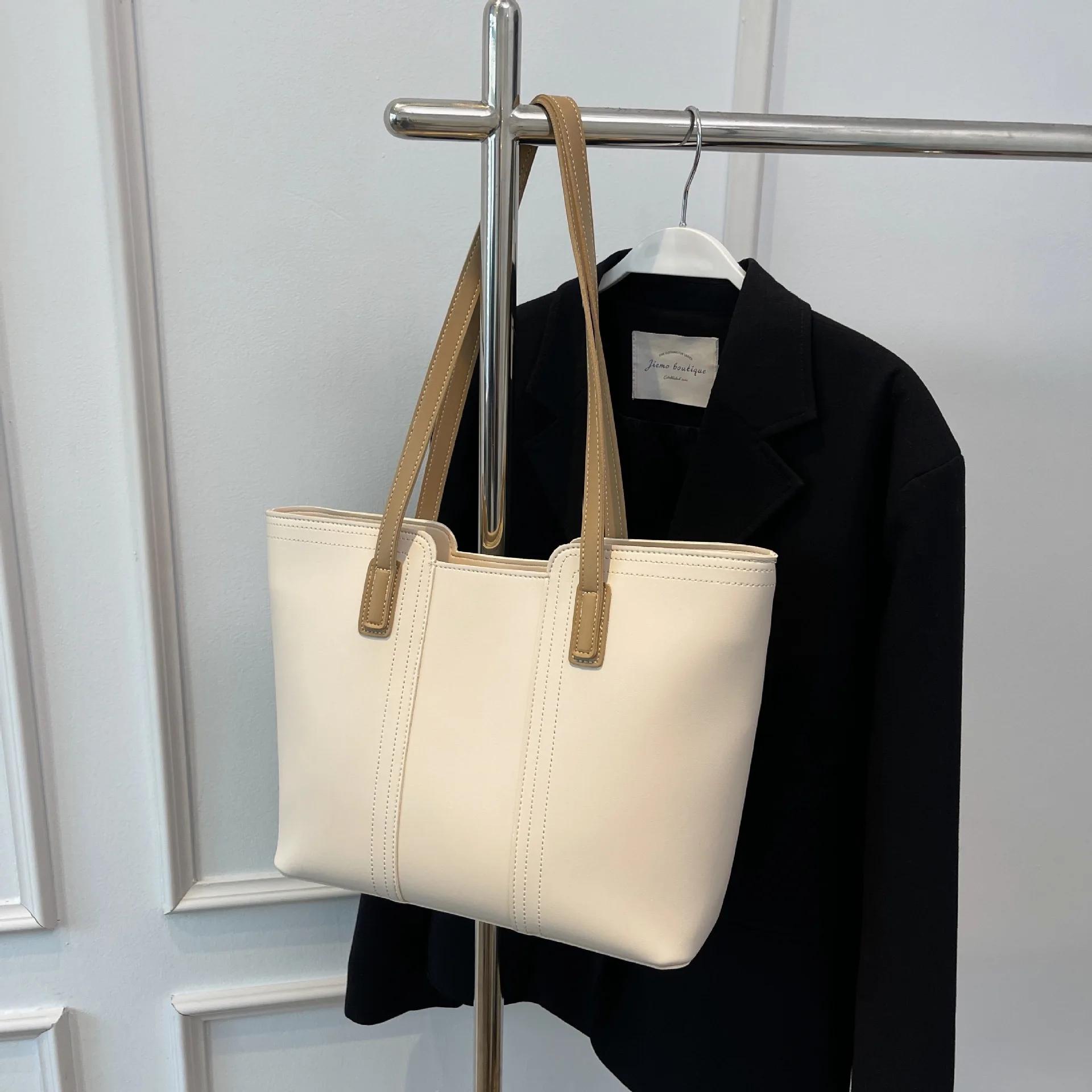 Большие винтажные женские сумки-тоут бежевые элегантные сумки-мессенджеры через плечо коричневые сумки через плечо женские офисные сумки-мессенджеры