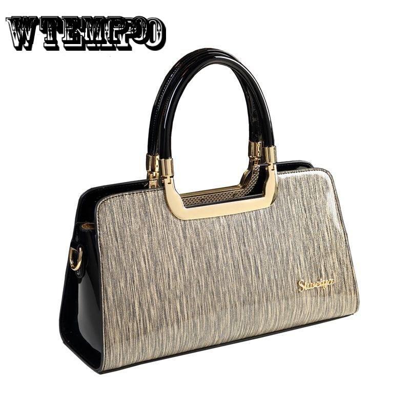 Универсальные сумки из лакированной кожи, женские сумки-мессенджеры для отдыха, офисные сумки-мессенджеры для свадебной вечеринки